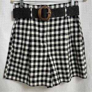 Zara Linen Shorts w Belt Brand New w/o Tags